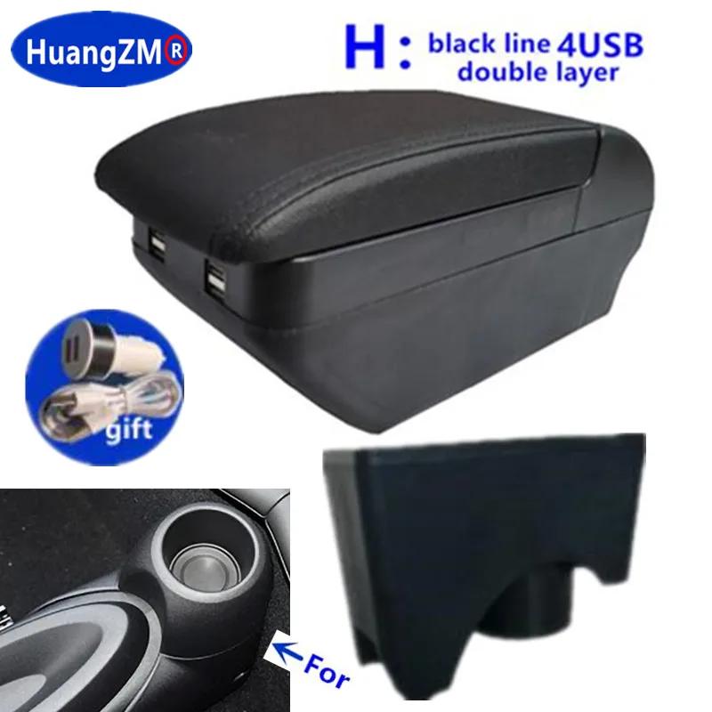 For Countryman R53 R56 R57 R58 R60 Car Armrest Box For MINI Cooper Armrest Box Retrofit Parts Car Accessories
