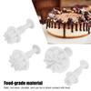 8pcs Daisy Pattern Cookie Cutter PP Flower Plunger Cutter Cute Biscuit Cutter Mold  Summer Baking