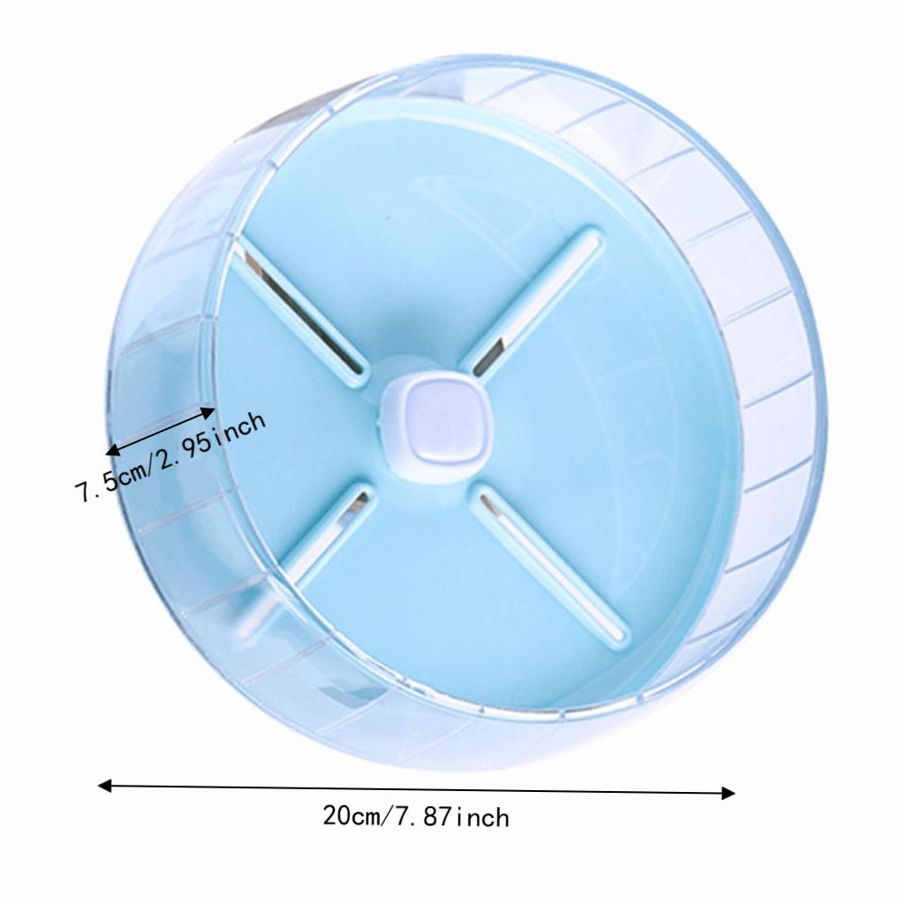 Acrylic Hamster Running Wheel Anti Slip Design Hamster Toys Silent Silent Hamster Wheel Small Pets