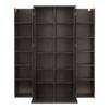 Media Storage Cabinet, 6-Tier DVD Shelf Organizer, 610 X 368 X 1270 Mm Multimedia Storage Organizer for CDs, DVDs, Books, Games, CD Shelf for Living