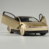 1/32 Tesla Cybercab Robotaxi Driverless Taxi Alloy Metal Diecast Model Car Miniauto Micro Vehicles Sound and Light Pull Back Birthday