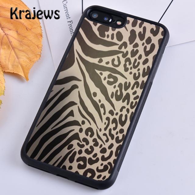Krajews zebra print clip art silicone side Phone Case For iPhone 14 5 SE 6s 7 8 plus X XR XS 11 12 13 pro max Galaxy S21 S22