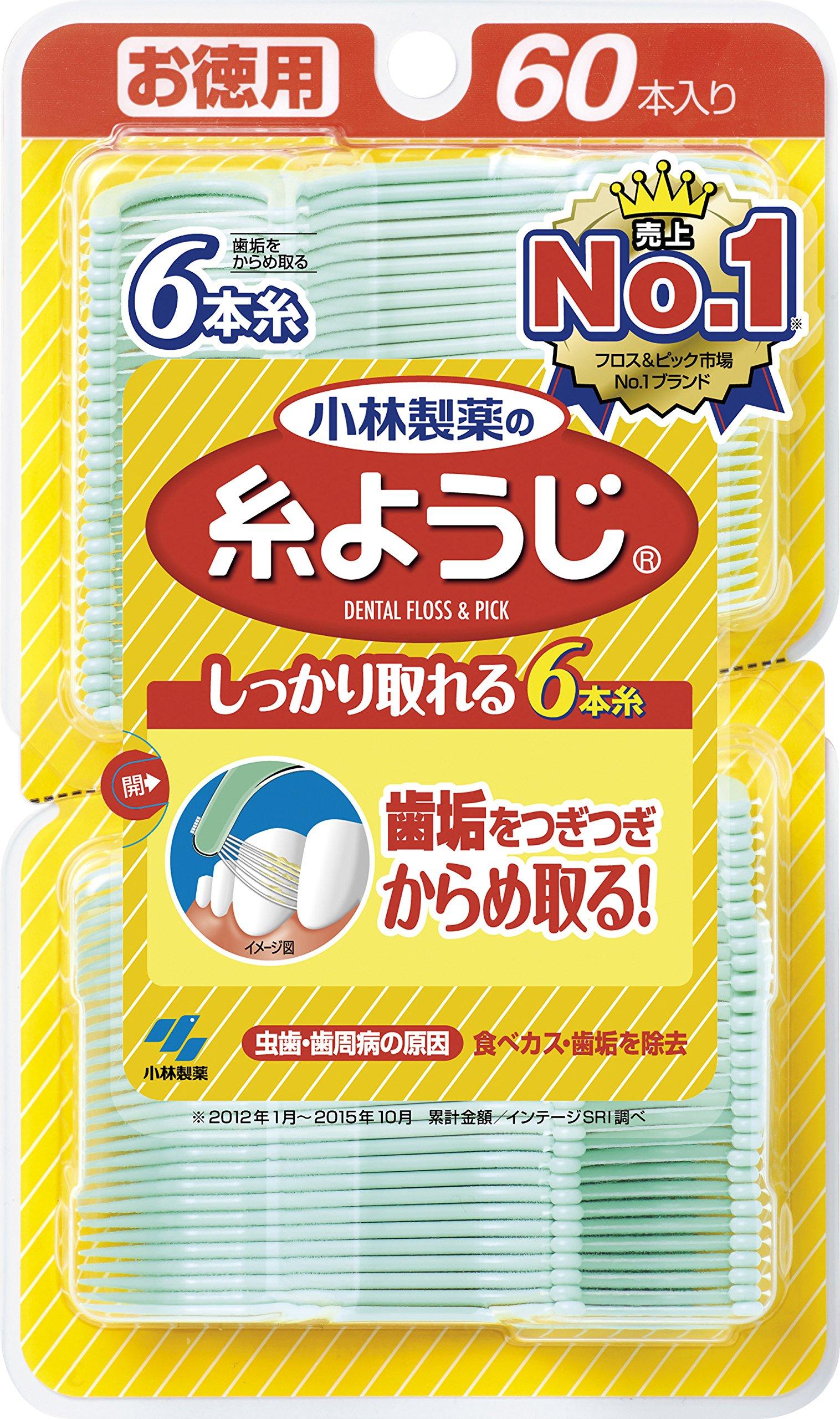 

Kobayashi Thread Pick Floss Pick Зубная нить 60 штук Фармацевтика и