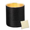 Tsubame Yamanaka Lacquer Rock Glass Double Walled Lacquer X 250cc Eco Bag Made In Vietnam Lacquer Made In Japan J-kitchens-bag Oboro/Black 7.3cm 8.3cm
