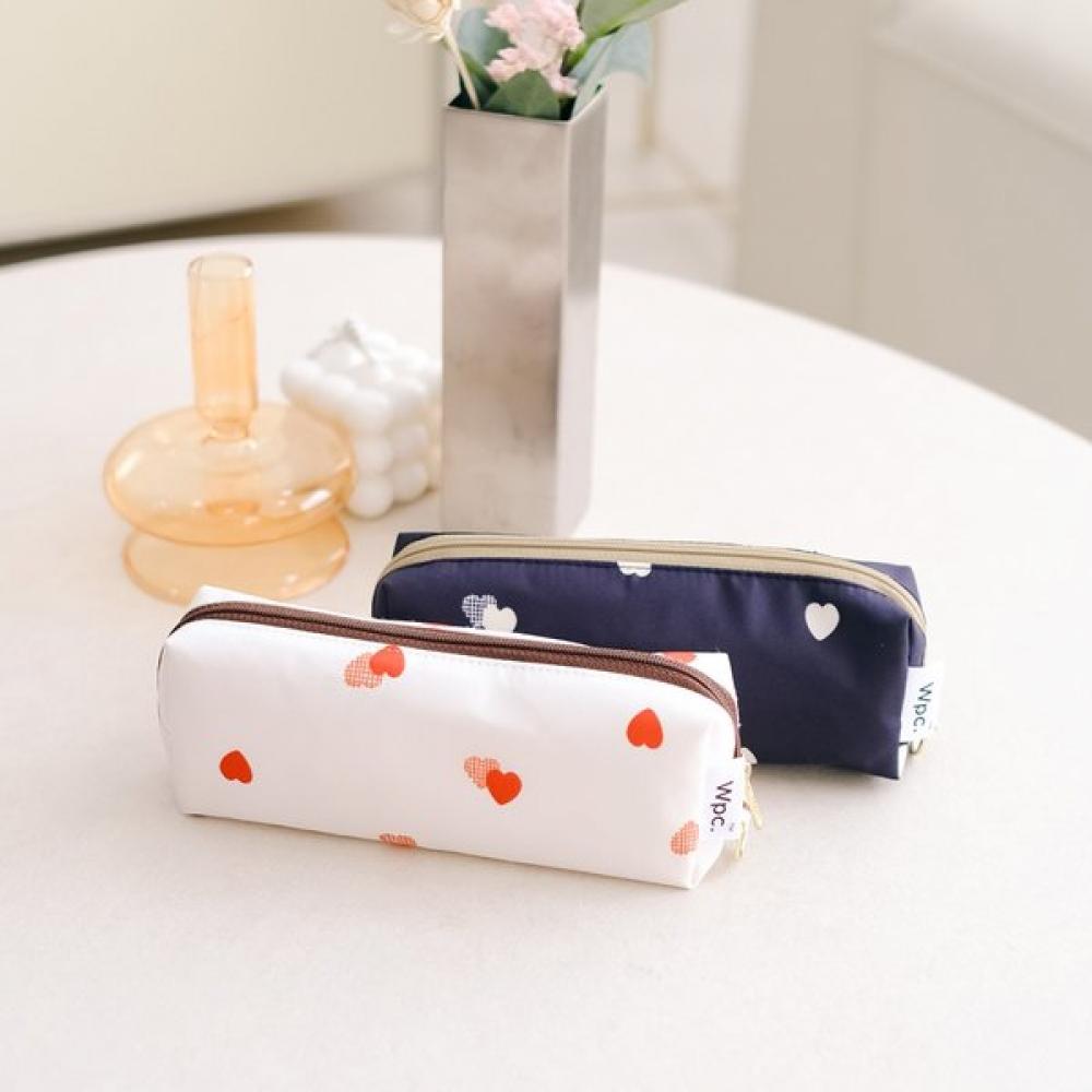 

Wpc Mini 5 Fold Umbrella Check Heart 6808 305 002 off-white