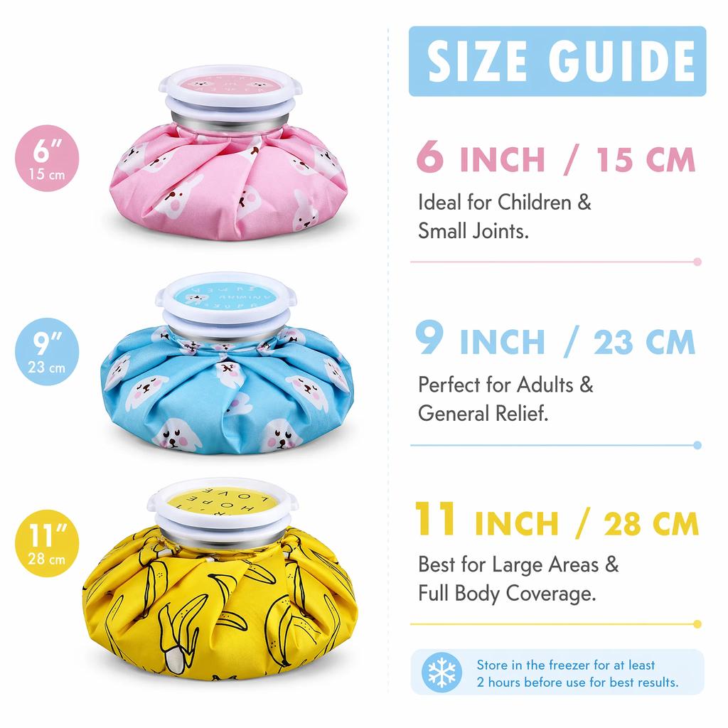 Bolsa de Gelo de Pano Doméstica Dobrável Desenho Animado Espessamento à Prova de Vazamento Bolsa para Água Quente Compressão Fria e Quente Bolsa de Fisioterapia Wat