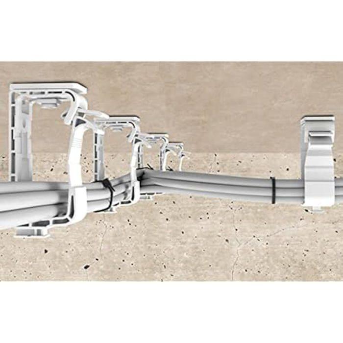 Serre-câbles - Fischer - BN - Nylon transparent - Résistant de -10°C à +85°C - Fixation économique