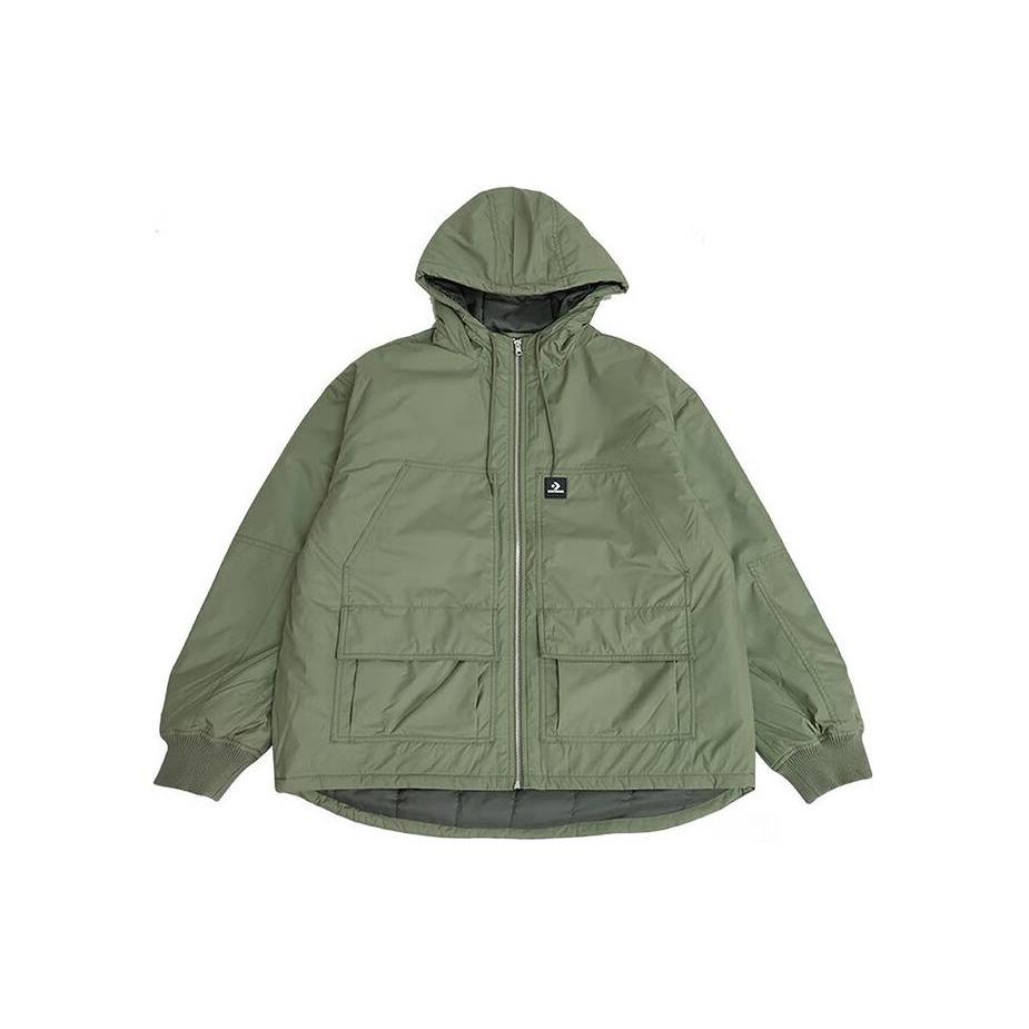 New Converse Puffer Jacket Men's Green 10026006-A02