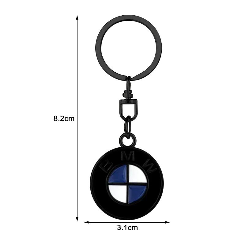 1Pcs 3D Metal Car Badge Keychain Zinc Alloy Keyrings Auto Accessories For BMW F15 F16 F18 E39 E46 E90 E36 E60 X3 X5 X6 M3 M4 M5 M6