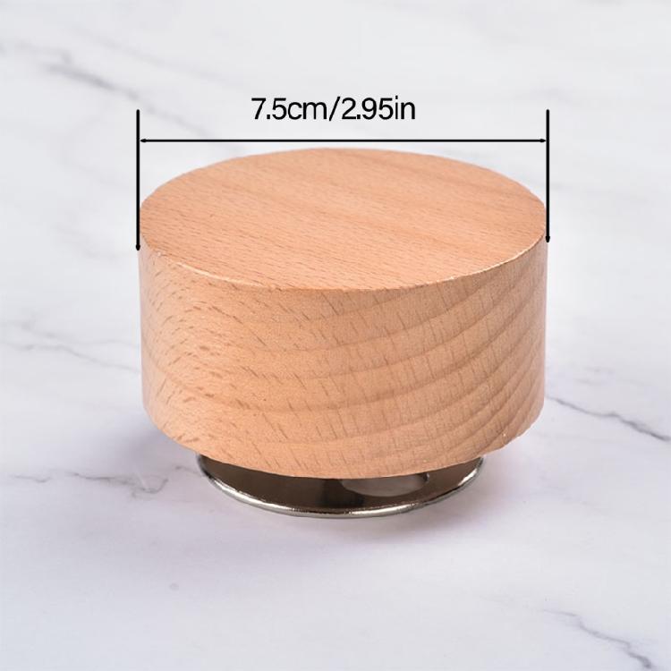 Wood Hand Crank Music Box Rotating Animal Figurine Musical Ornament for Enhancing Home Ambiances and Celebratory Gift