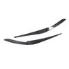 Pair of Front Headlight Eyebrow Left Right Headlamp Eyelid Cover Trim Replacement for X5 G05 X6 G06 LCI