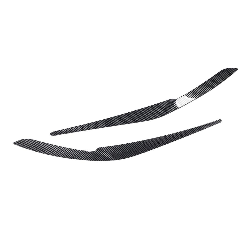 Pair of Front Headlight Eyebrow Left Right Headlamp Eyelid Cover Trim Replacement for X5 G05 X6 G06 LCI