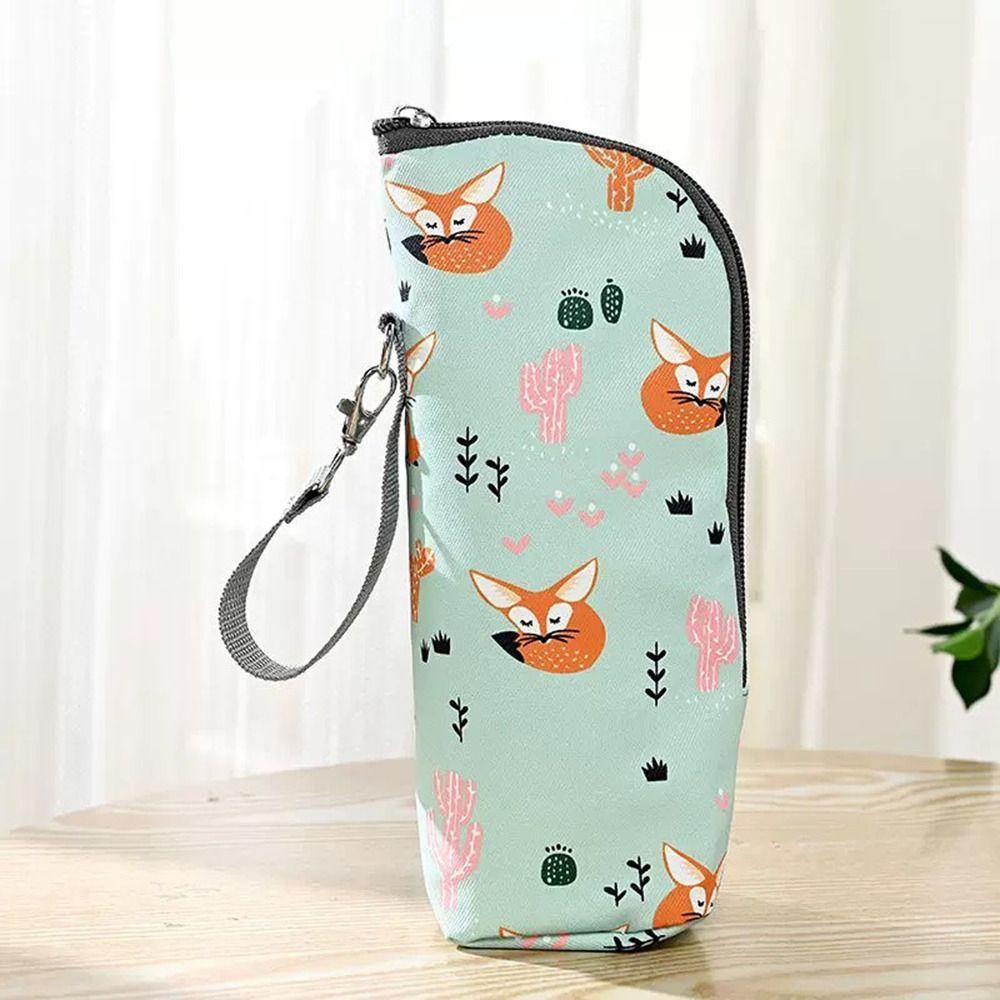 Aluminum Mold Insulation Bottle Bag Thermal Oxford Cloth Feeding Bags Cartoon Milk Bottle Pouch For Storage Cups Drinks