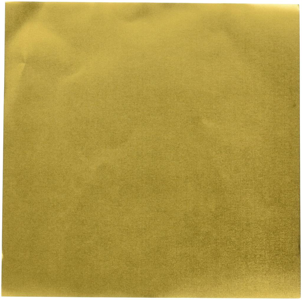 Toyo Origami Luxuriöses Goldfolienpapier 24cm 6 008105, Effekt, Quadratisch, Gold/Rot, Blätter,