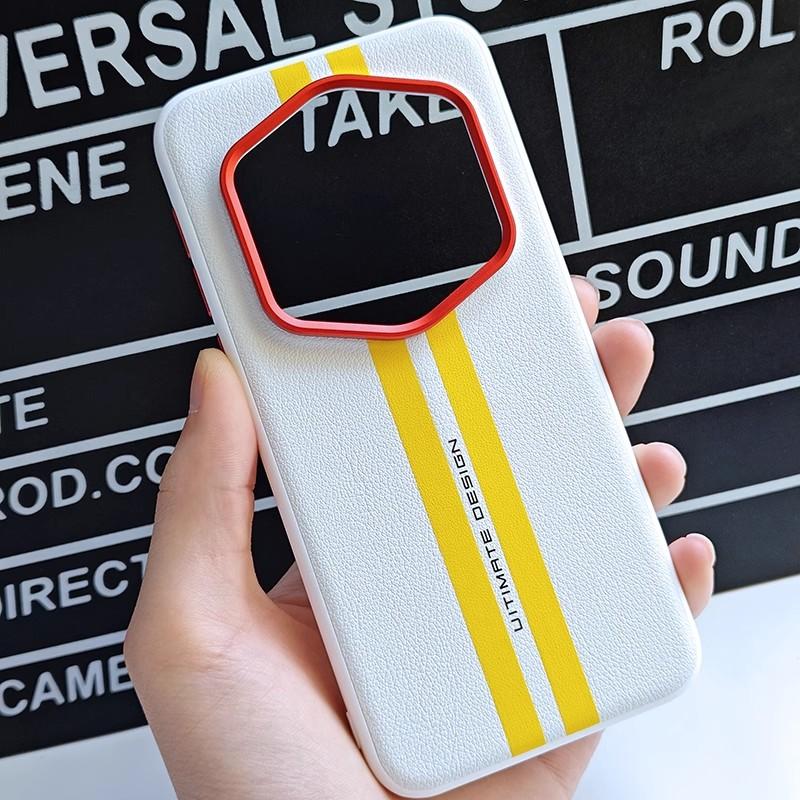 Case For Honor Magic 7 RSR Porsche Design Hard Case Anti Drop PU Leather Protection Rear Cover Honor Magic 7 Pro Phone Shell