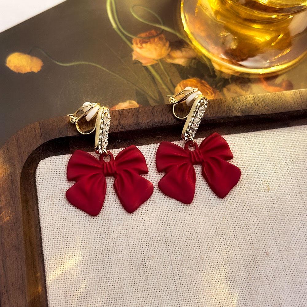 High-End Französische Dreieck Ohrclips ohne Piercing - Damen Einfache, Elegante, Luxuriöse Ohrringe