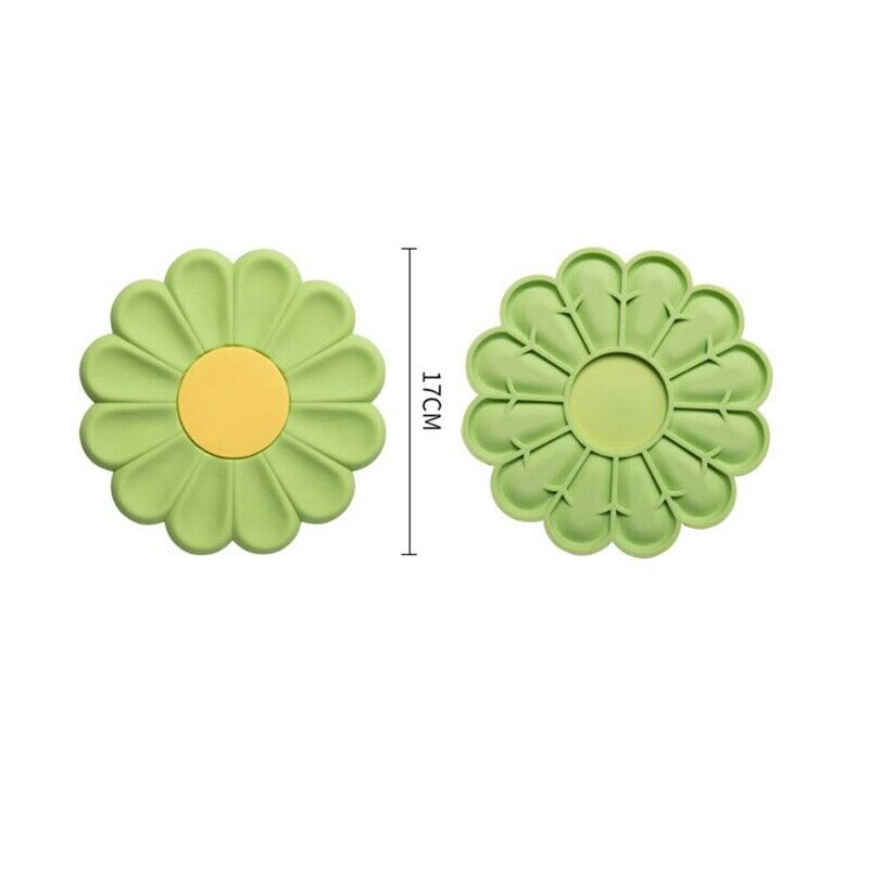 Daisy Flower Heat Insulation Mat Simple and Durable Cute Japanese Silicone Placemat Ins Coaster Anti-scalding Pot Mat