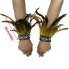 Elegant Feather Wrist Cuffs for Women Photography for Medieval Feather Bracelet Halloween Cosplay and Evening Dresses