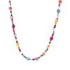 Colorful Flower Glass Beads Necklace for Women - Light Luxury, Sweet Cool Clavicle Chain, High-End Summer Accessory