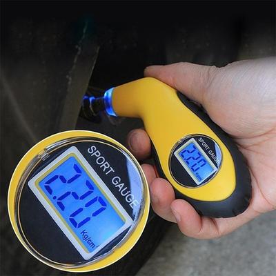 Evrensel Araba Dijital Lastik Basıncı Ölçme Aleti Göstergesi Araba Motosiklet Bisiklet Mini Dijital Lastik Tanılama LCD ekran