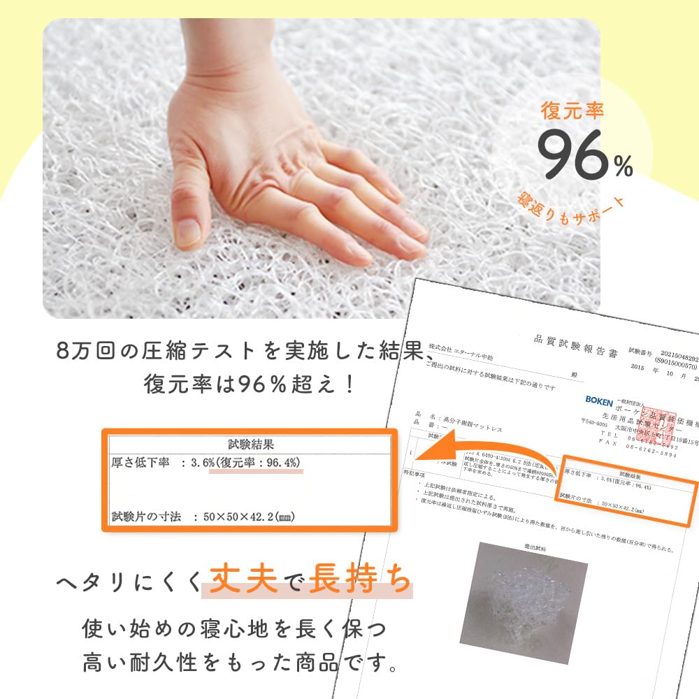 Ideal Living Hall Mini dětská matrace 60x90x3cm Futon Air Impact, pratelná, prodyšná, vysoce odolná dětská matrace