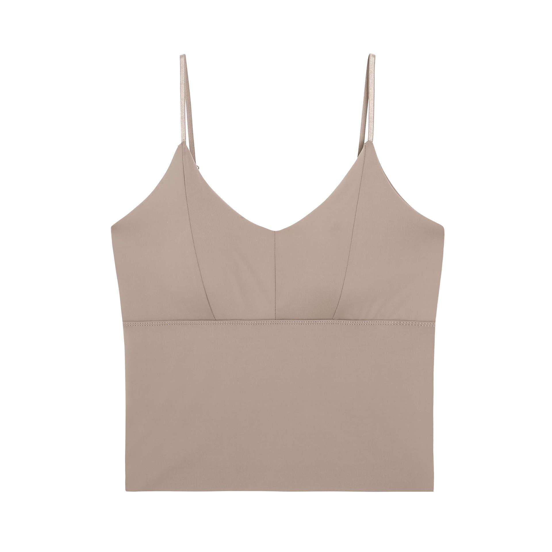 

Удобный цельный бюстгальтер без ободка с красивой спинкой для больших размеров (Стиль 65152) 3XL (150-170 lbs) кофейный