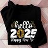 2025 Cross Round Neck European and American Christmas Long Sleeve Hoodie
