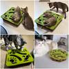 Interactive Cat Toys with Maze Tunnel Durable Felt Cat Puzzle Digging Toy for Indoor Exercise Toy with Bell Ball Pet Supplies