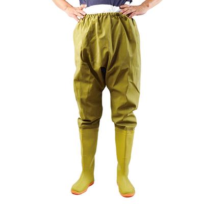 Angelwathose Verschleißfest Wasserabweisend Rutschfester Stiefel Hüftwathose Hose für Herren Damen