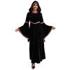 Halloween Parent-Child Costume Girls Party Costume Adult Medieval Burgundy Vampire