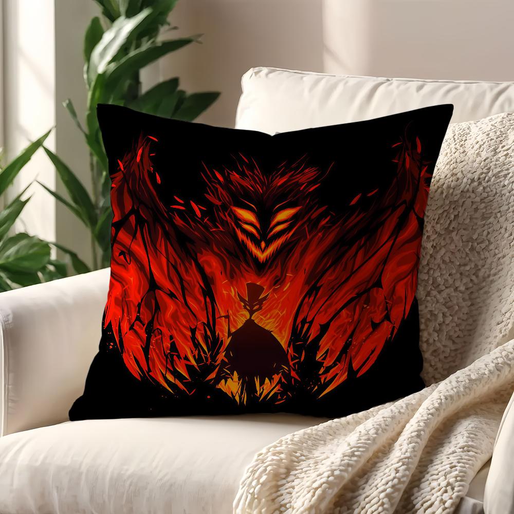 H-HazbinS Cool H-Hotel cushion cover Decoration Room Shop Car Best Home Office Coffee Pillow Sofa Printing Nordic Simplicity Hit