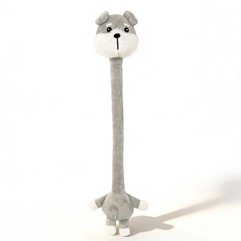Cute Long Neck Animal Plush Toy Raccoon Giraffe Stuffed Animal Panda Keychain Bag Charm Birthday Gift for Girls