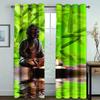 Zen Stones Candle Bamboo Forest Elegant Curtains For Living Room Modern Fashion Window Treatments Curtains