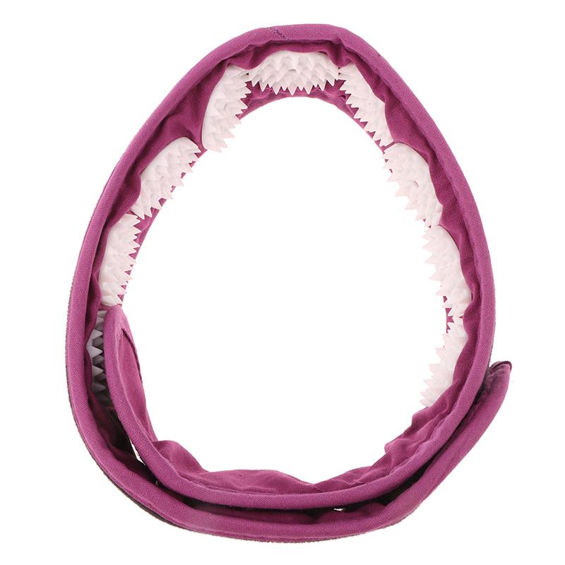 Adjustable Head Acupuncture Belt Acupressure Headband Tool Wrap Head Manual Mat Portable Lift Face Adjustable Relief Rings фиолетовый