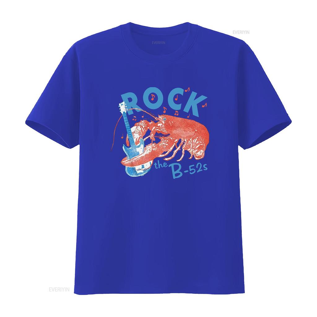 The B52s Rock Lobster Kastenform Oversize T-Shirt Für Musikliebhaber Vintage Atmungsaktiv Mode Lässig Streetwear