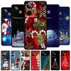 Christmas Cover For Realme GT7 GT 7 7T Case Black Silicone Cases for Realme GT 7T Cartoon Santa Claus Christmas Tree Back Cover