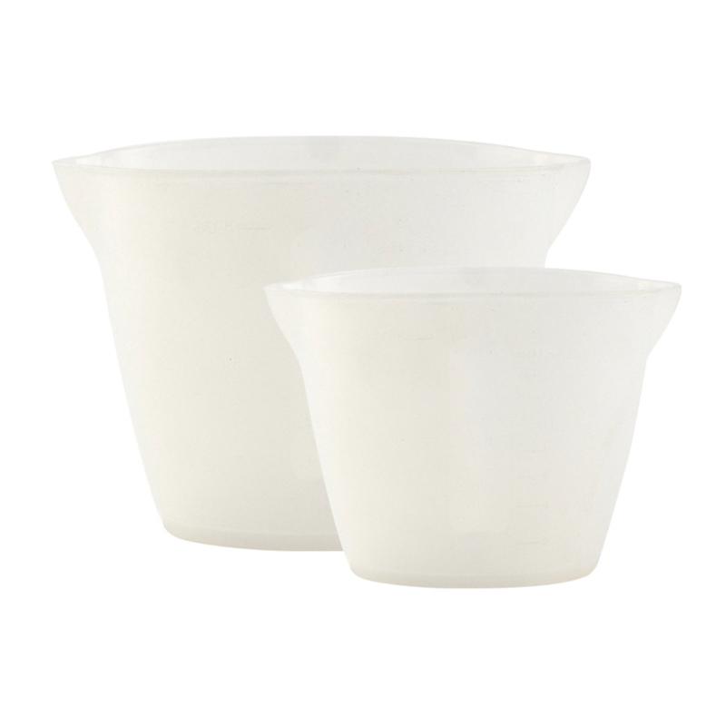 Self-contained Scale 500ml/250ml Silicone Measuring Cup Diy Hand-adjusted Glue Cup Baking Household Measuring Cup