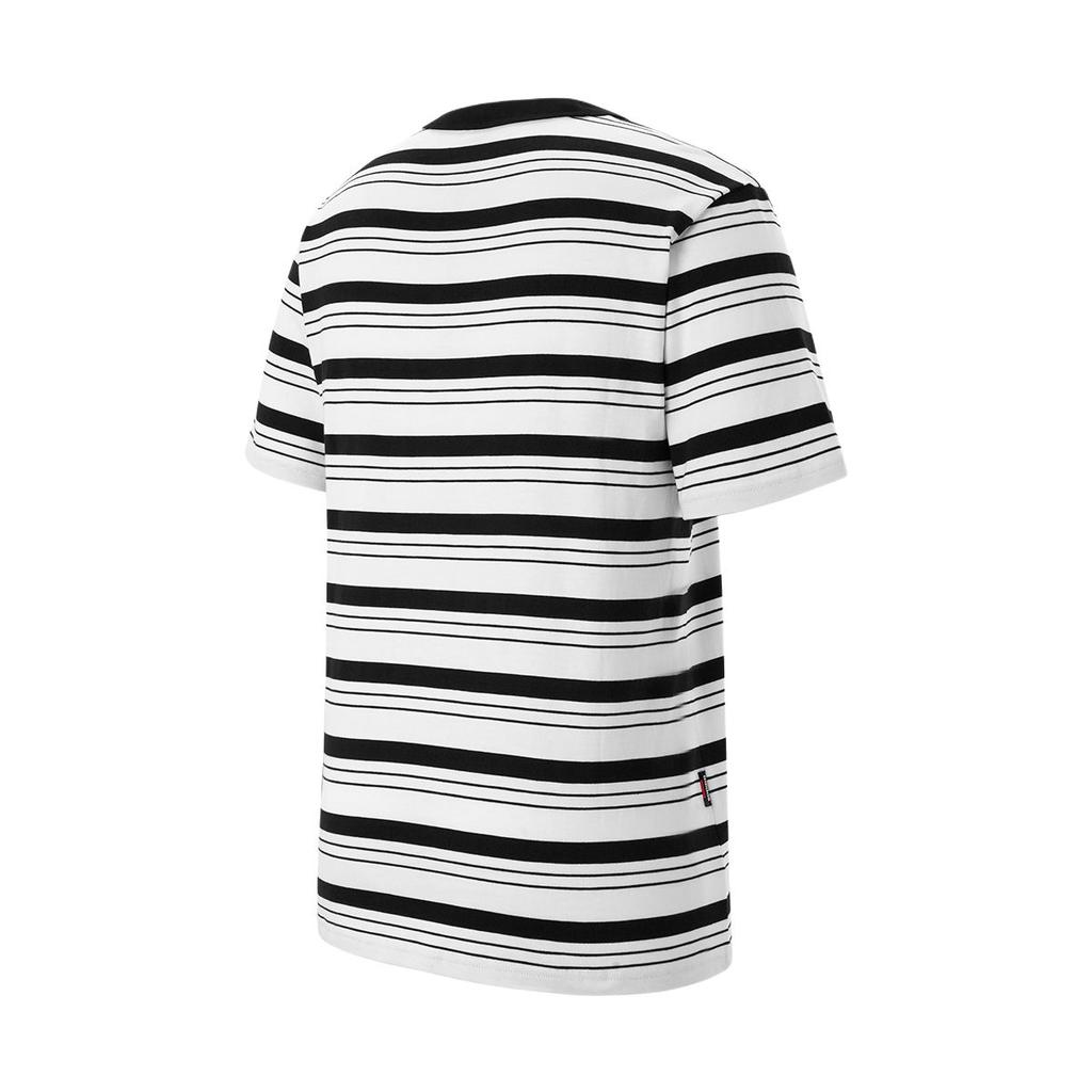 Adidas Sports Lifestyle SS25 Moisture-Wicking Breathable Loose Fit Crew Neck Short Sleeve T-Shirt Men Tops Black White KC4556