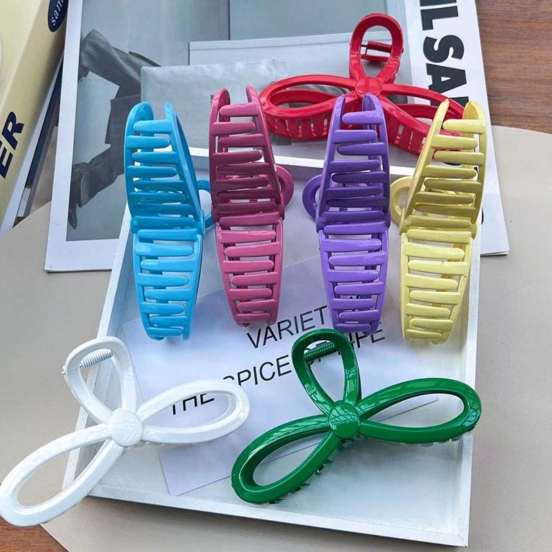 Ins Style Hair Clip With High Capacity And Elegant Bow Design