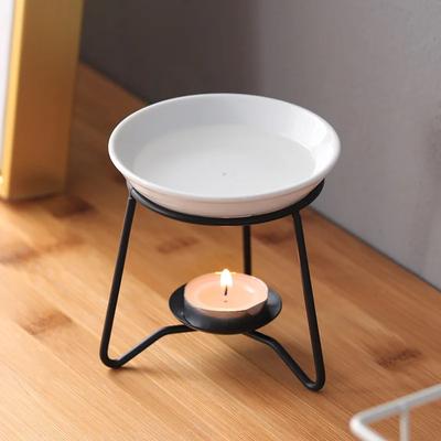 Aromatherapieofen Ätherisches Öl Brenner Teelichthalter Kerzenkuchenbrenner Aroma Diffusor Dekor Spa Meditation Heimschmuck