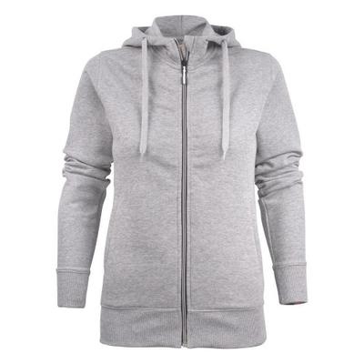 Printer Womens/Ladies Overhead Melange Full Zip Hoodie