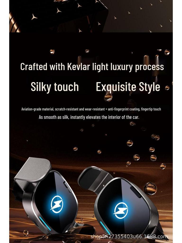 Universal Air Vent Wireless Charging Car Phone Holder with Suction Cup