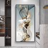 Nordic Style Golden Deer Tree Canvas Poster Prints Luxurious Wall Art Modern Canvas Paintings for Your Living Room Home Decor