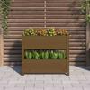 VidaXL Jardinière Marron miel 77x25x66 cm Bois massif de pin 823944