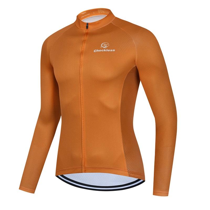 

2022 Новая велосипедная одежда с длинными рукавами, весенне-осенняя солнцезащитная рубашка с круглым вырезом, быстросохнущий дорожный автомобиль, дышащая спортивная одежда для горного велосипеда L