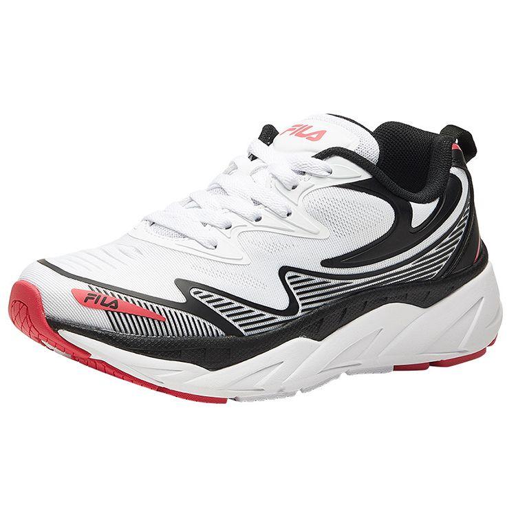 Fila Comfortable Fabric Low-Top Running Shoes Women Sneakers White Black F12W932510FWB