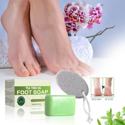 Sapone Detergente per Piedi Sapone Detergente per Piedi Per Acne, Piede d'Atleta, Prurito Piedi Lucidante Piedi Esfoliante Piedi (1 pc)