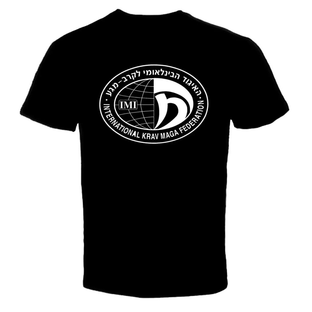 Izraelský bojový systém Krav Maga IDF bojová umění MMA tréninkové tričko 100% bavlna kulatý výstřih krátký rukáv ležérní pánské tričko