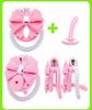 Chrysanthemum Bow Chastity Lock: Male Flat Lock and Restraint for TS Training