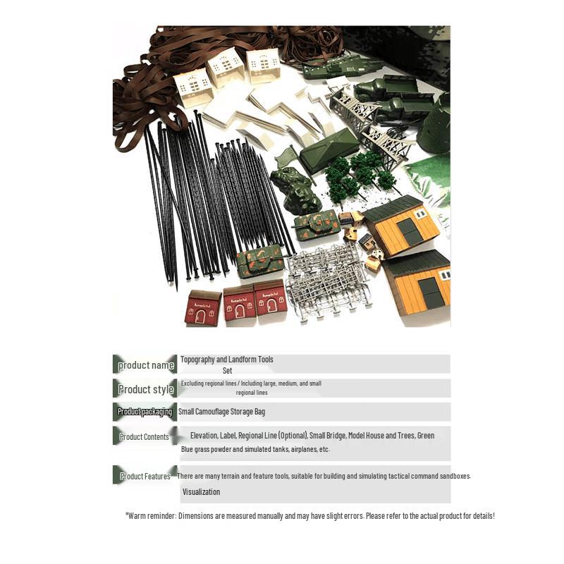 Jing Rongsheng Sand Table Topography Tool Set